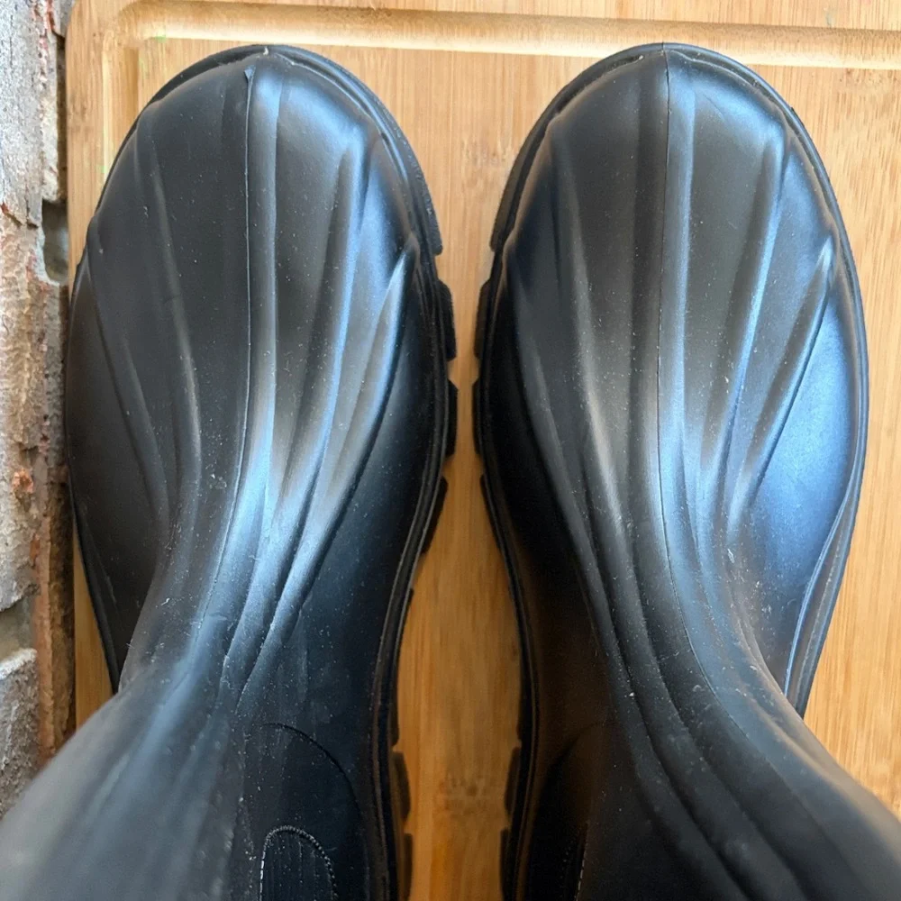 Men's Black Waterproof Snow Boots